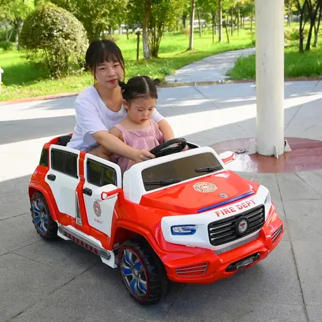 儿童电动车四轮双人座越野车宝宝小汽车玩具车可坐人带遥控超大号图片